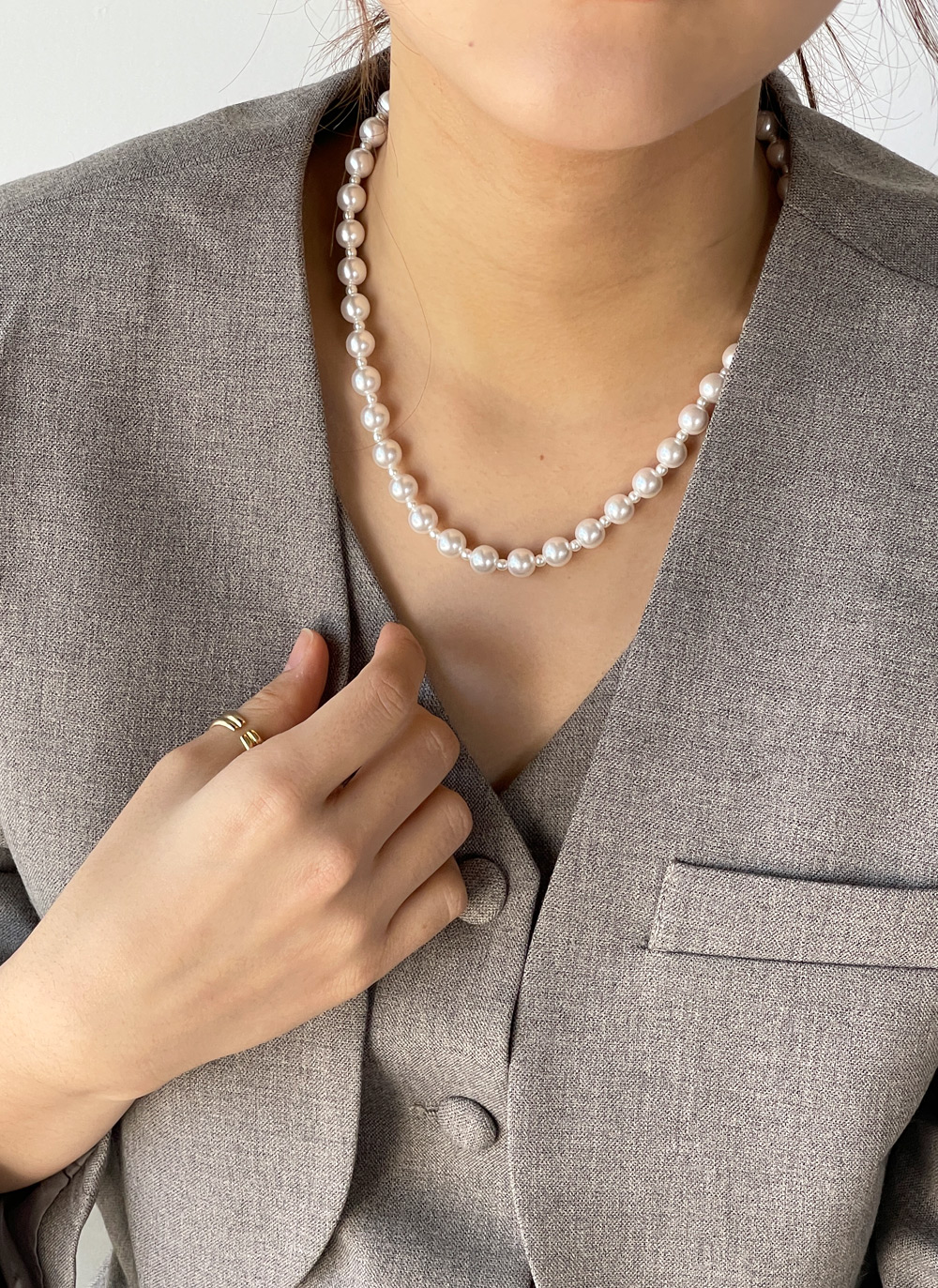 マルチフェイクパールネックレス | DHOLIC | 詳細画像10