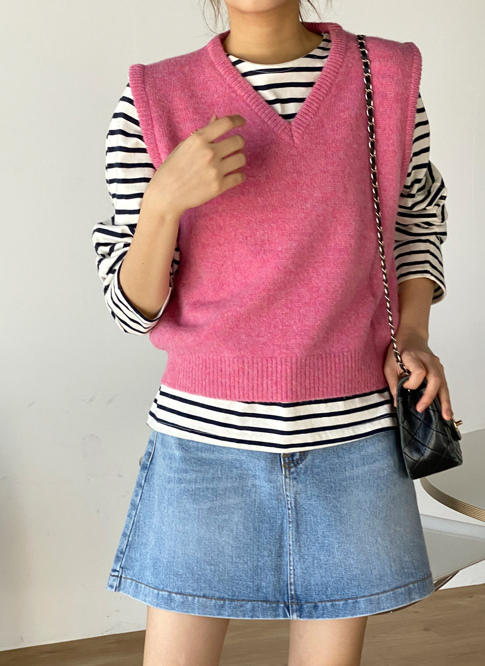 andmary ハートデニムミニスカート　ピンク　ライトブルー ライトブルーデニムミニスカート | レディースファッション通販