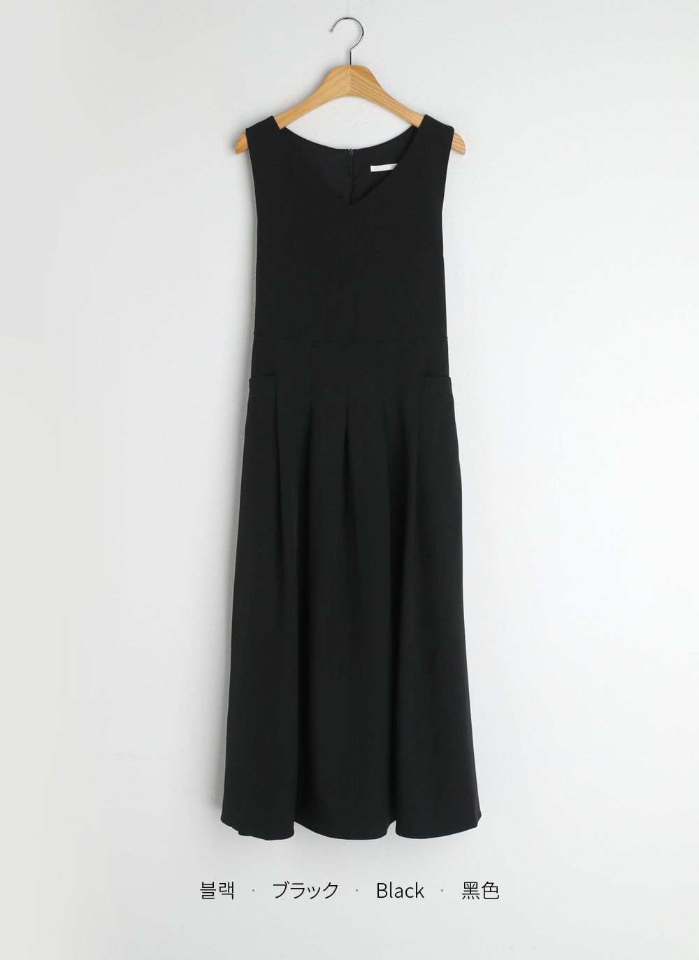 Vネックタックノースリワンピース | DHOLIC | 詳細画像17