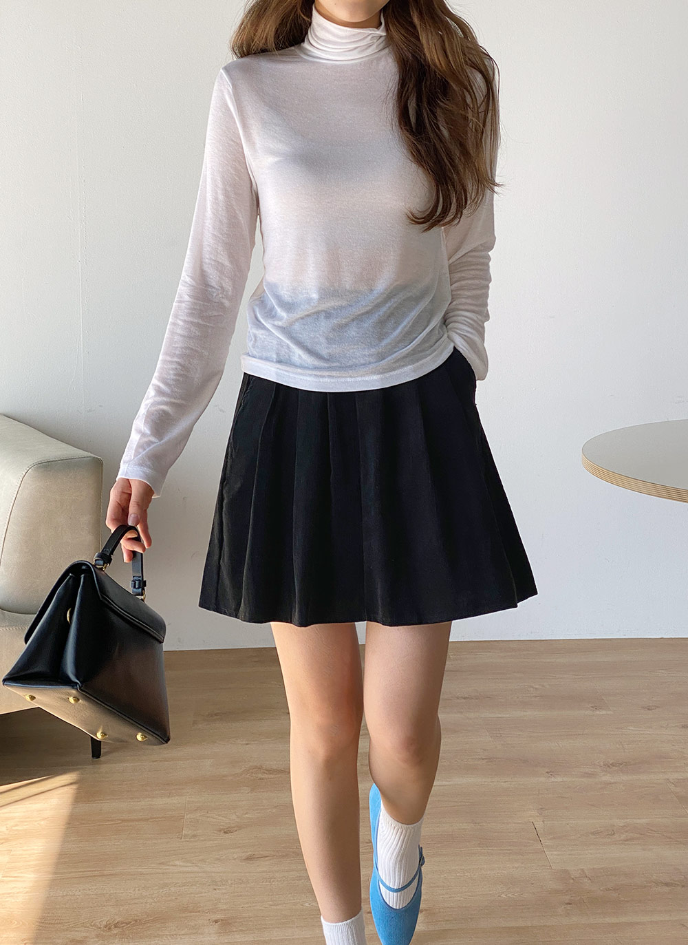 テンセル混ハイネックTシャツ | DHOLIC | 詳細画像12