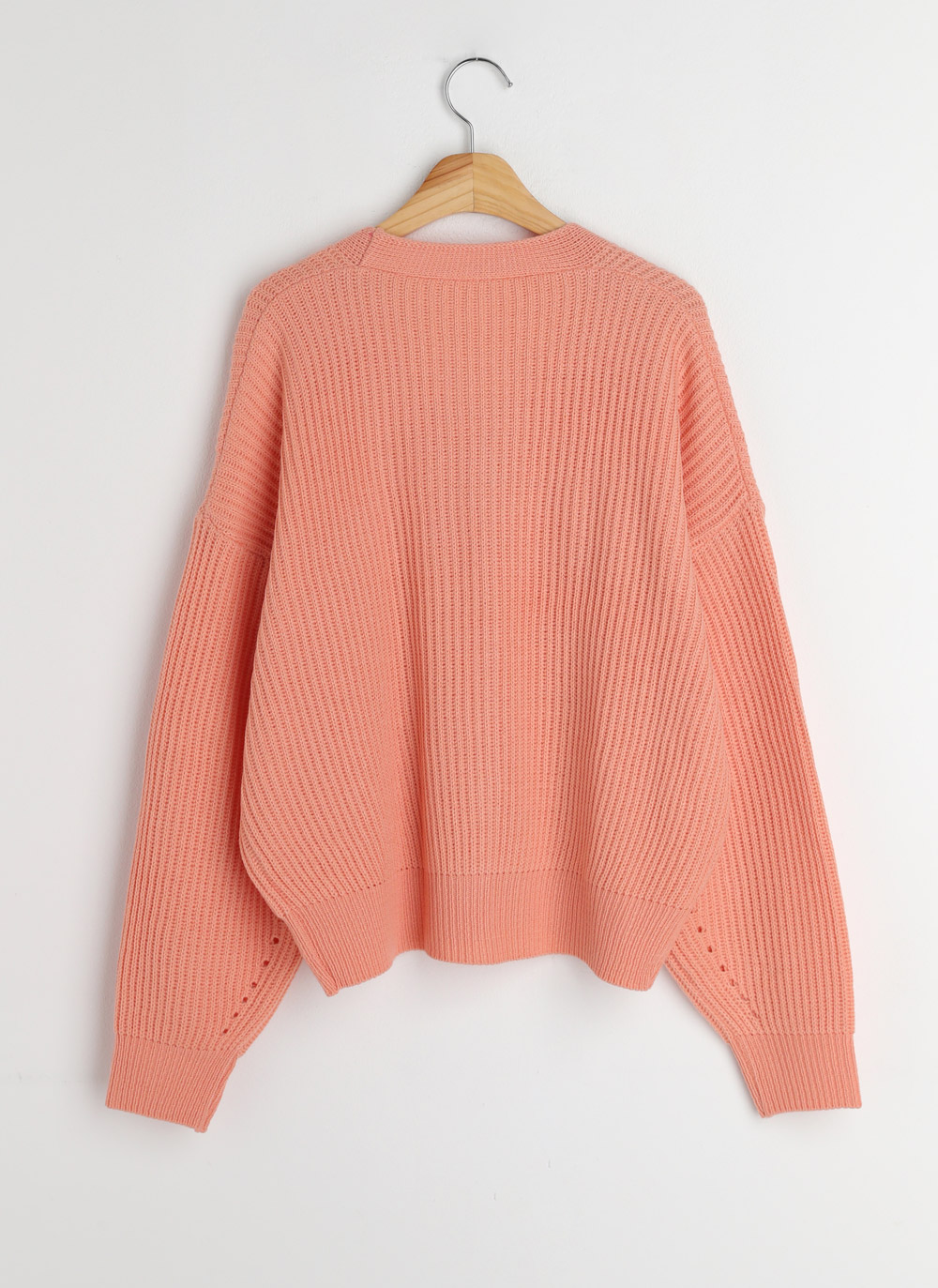 Vネックパンチングスリーブカーディガン | DHOLIC | 詳細画像37