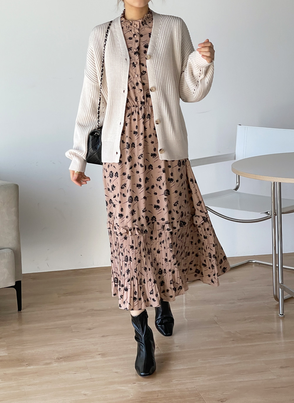 Vネックパンチングスリーブカーディガン | DHOLIC | 詳細画像27