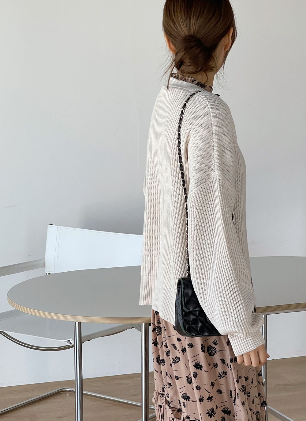 Vネックパンチングスリーブカーディガン | DHOLIC | 詳細画像28