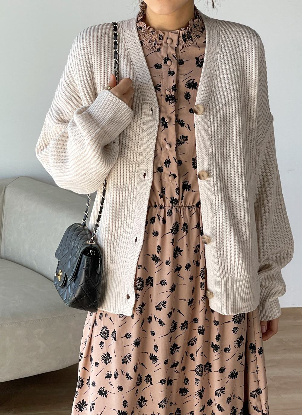 Vネックパンチングスリーブカーディガン | DHOLIC | 詳細画像29