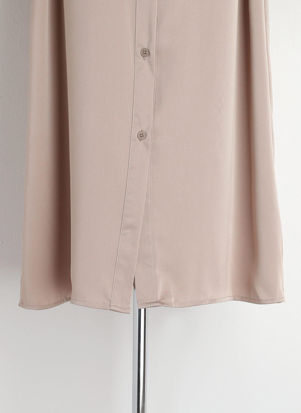 リボンシルキーシャツワンピース | DHOLIC | 詳細画像18