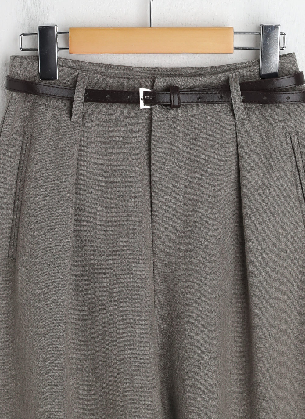 Vネックベスト&オープンジャケット&ベルト付スラックス3SET | DHOLIC | 詳細画像37