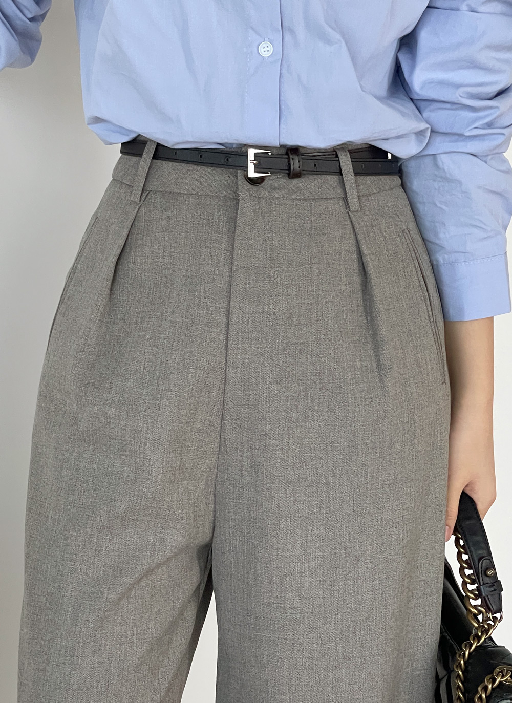 Vネックベスト&オープンジャケット&ベルト付スラックス3SET | DHOLIC | 詳細画像14