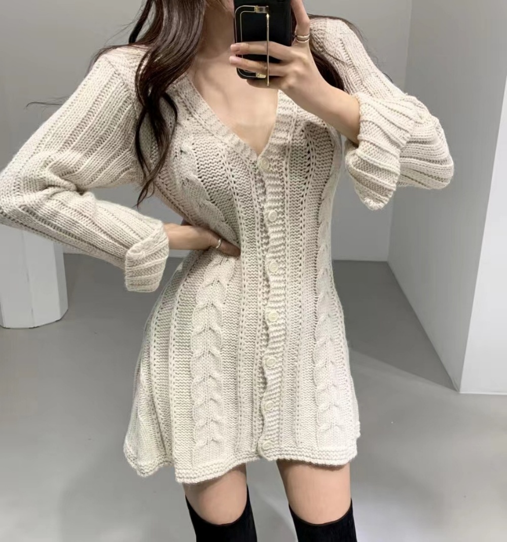 ケーブルニットボタンワンピース | 詳細画像16