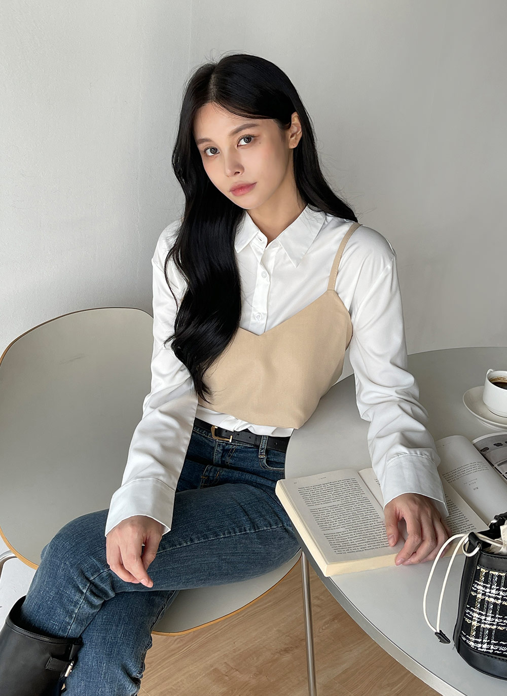 2WAYツイード巾着バッグ | DHOLIC | 詳細画像12