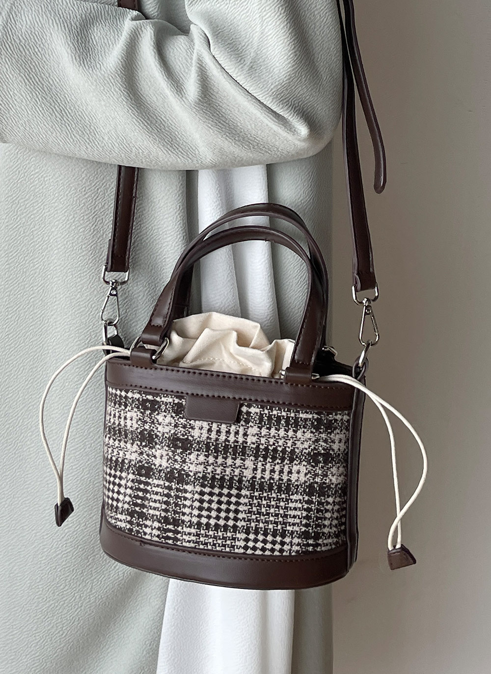 2WAYツイード巾着バッグ | DHOLIC | 詳細画像13
