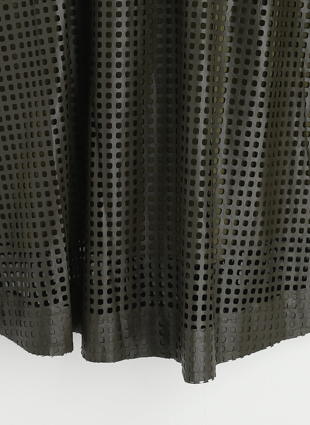 レザー調パンチングフレアスカート | DHOLIC | 詳細画像28