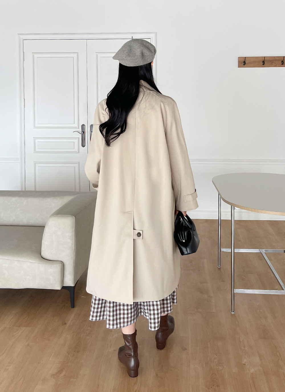 ラグランロングシングルトレンチコート | DHOLIC | 詳細画像10