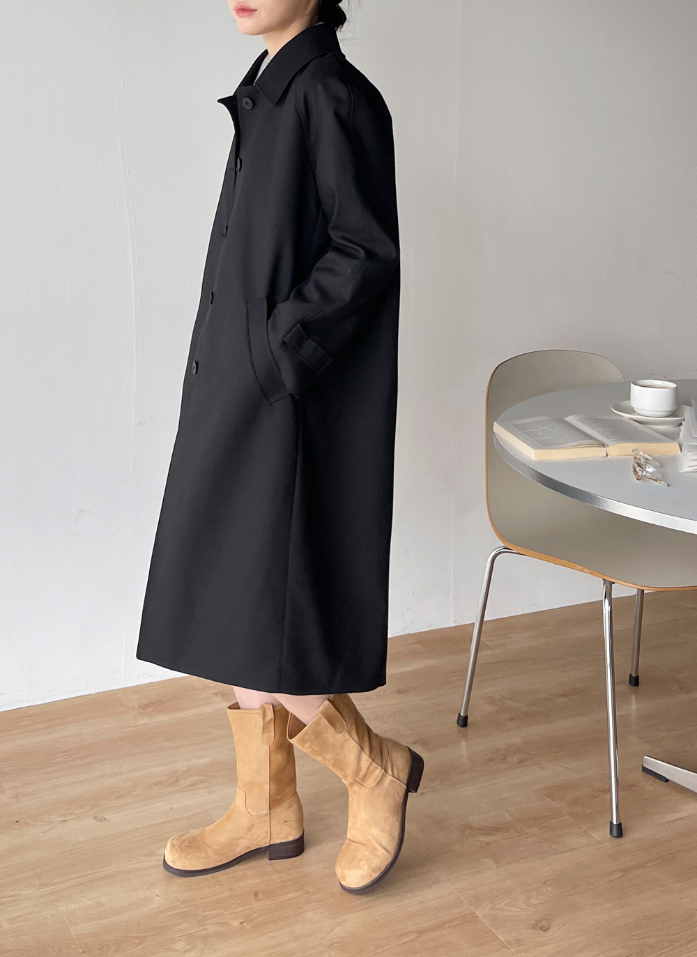 ラグランロングシングルトレンチコート | DHOLIC | 詳細画像12