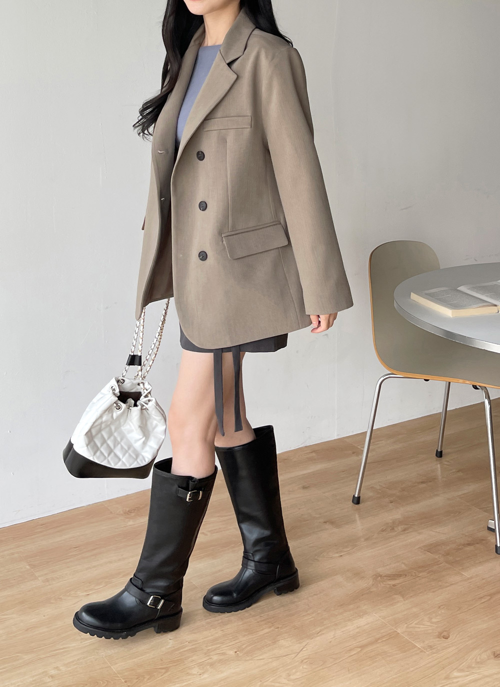 スリーボタンミドルジャケット | DHOLIC | 詳細画像3