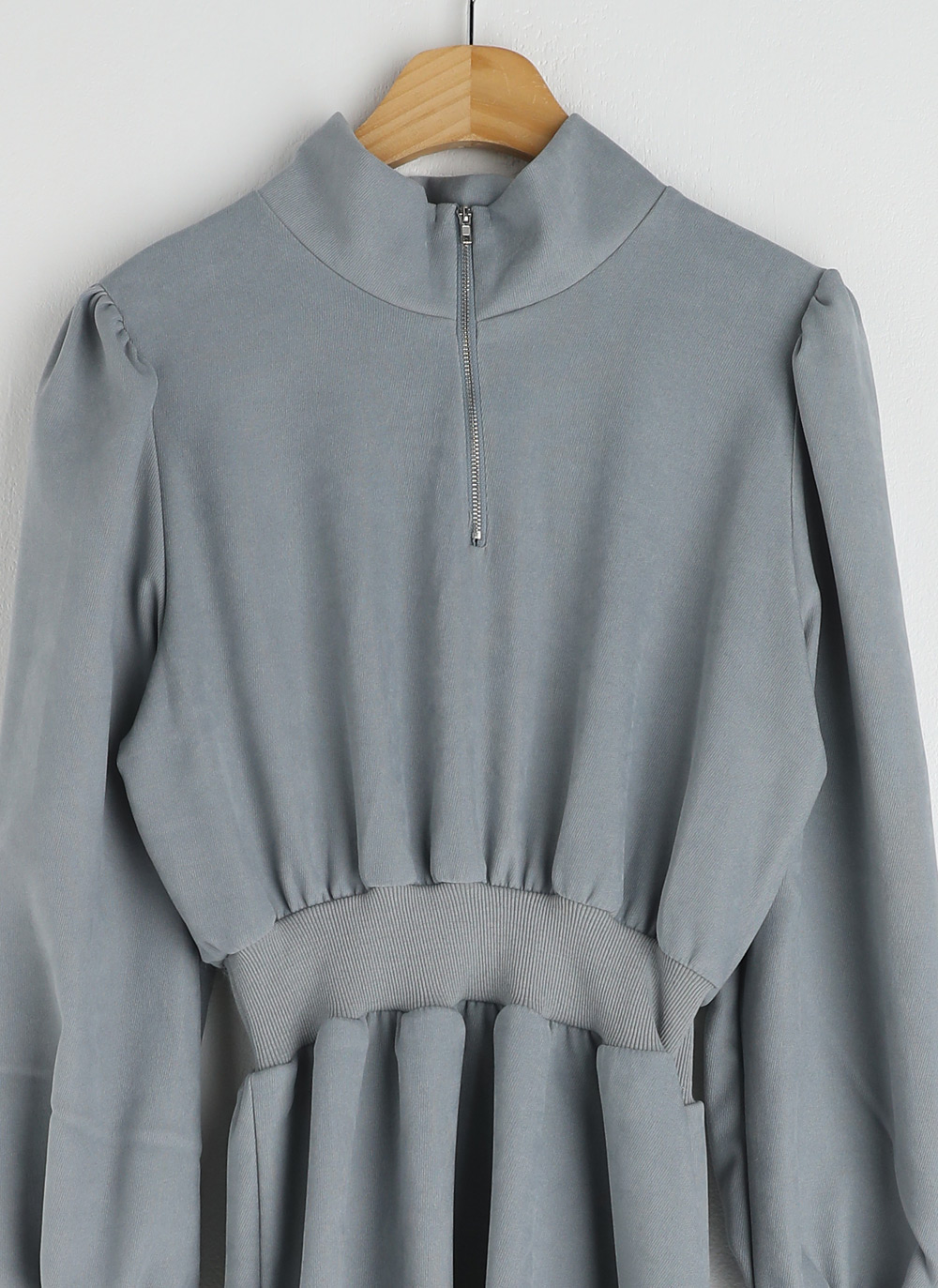 ハイネックパフハーフジップワンピース | DHOLIC | 詳細画像19