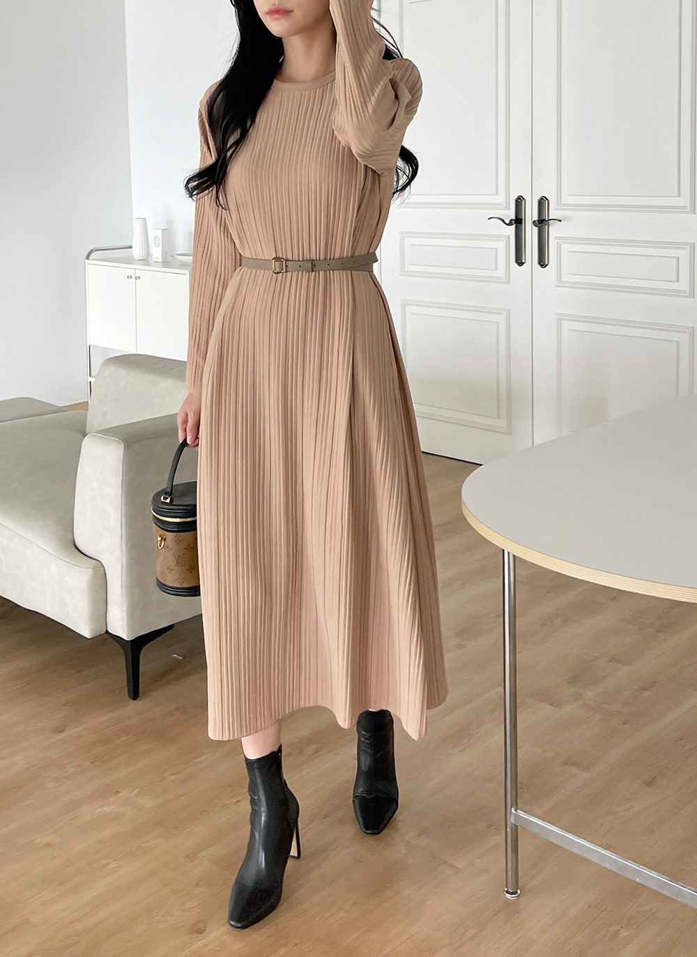 プリーツリンクルラウンドワンピース | DHOLIC | 詳細画像10