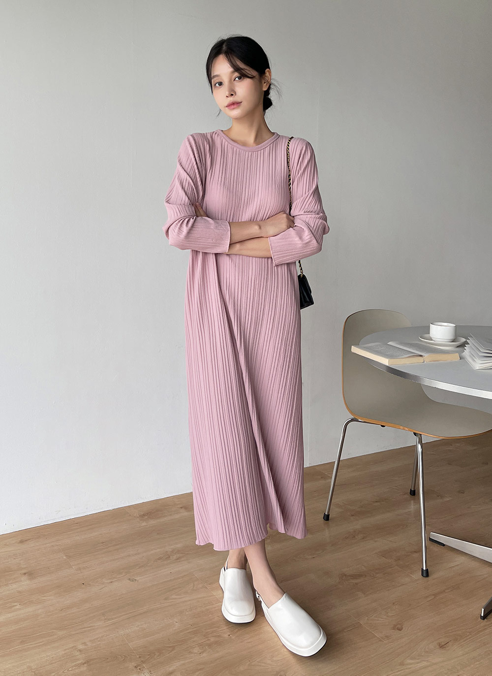 プリーツリンクルラウンドワンピース | DHOLIC | 詳細画像13