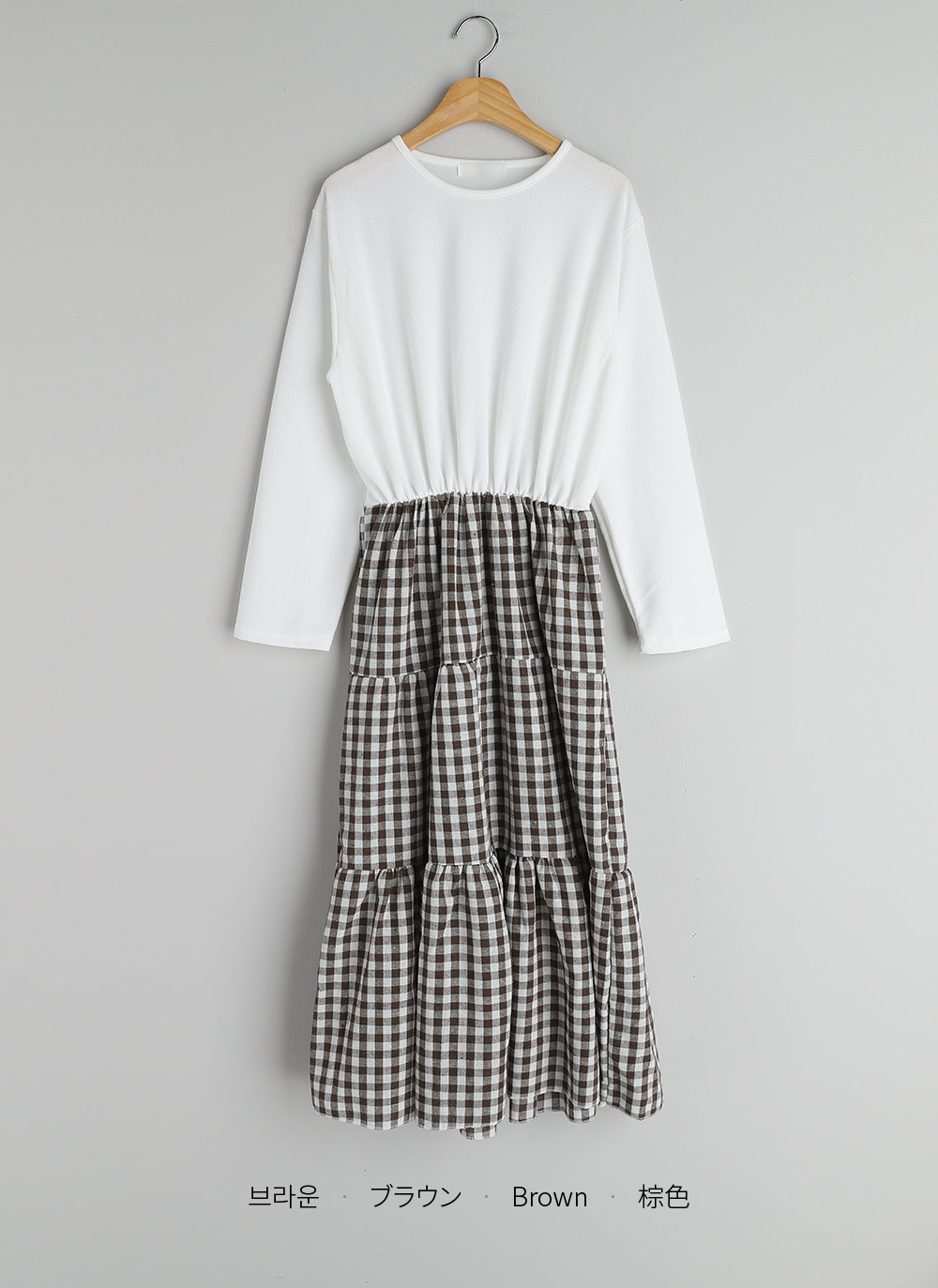 ギンガムチェックドッキングワンピース | DHOLIC | 詳細画像19