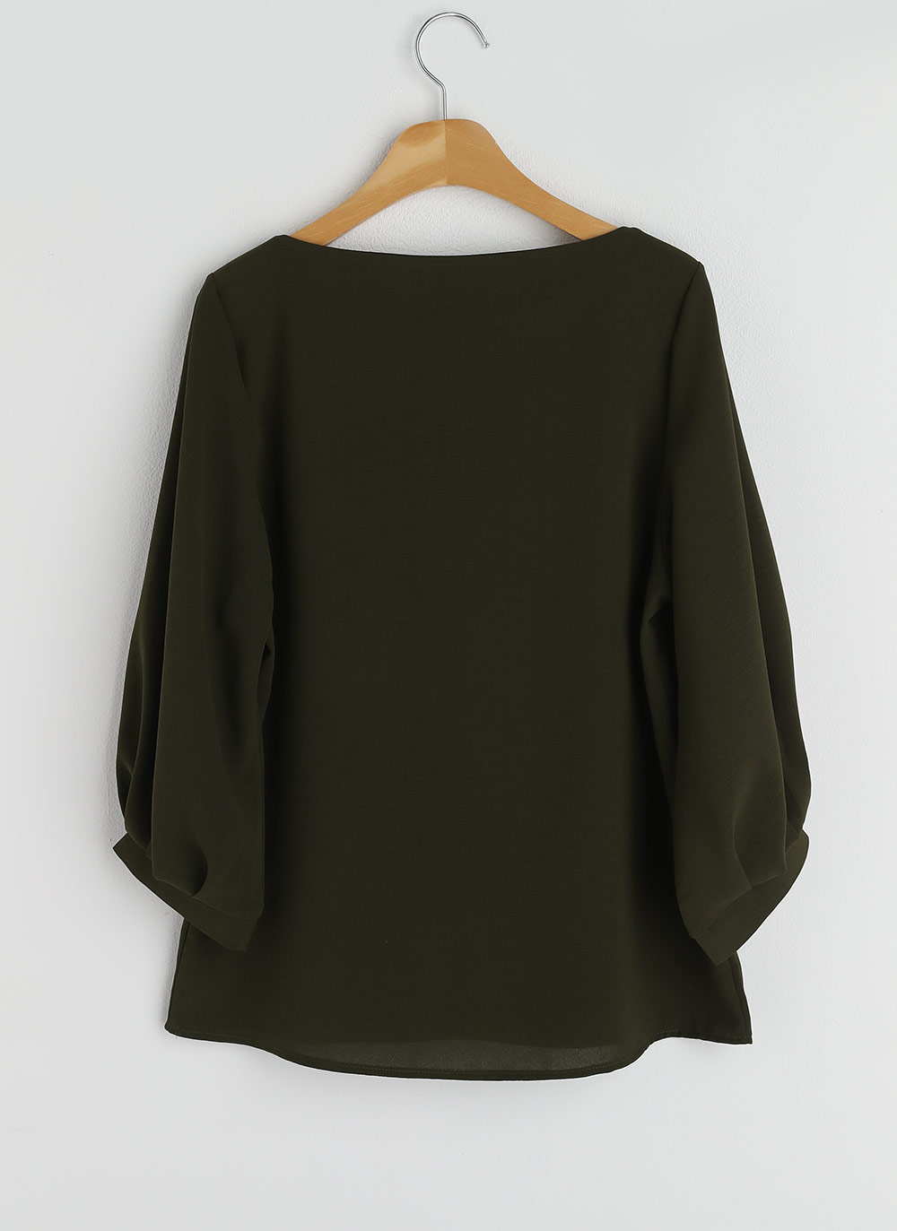 Vネックパフ7分袖ブラウス | DHOLIC | 詳細画像19