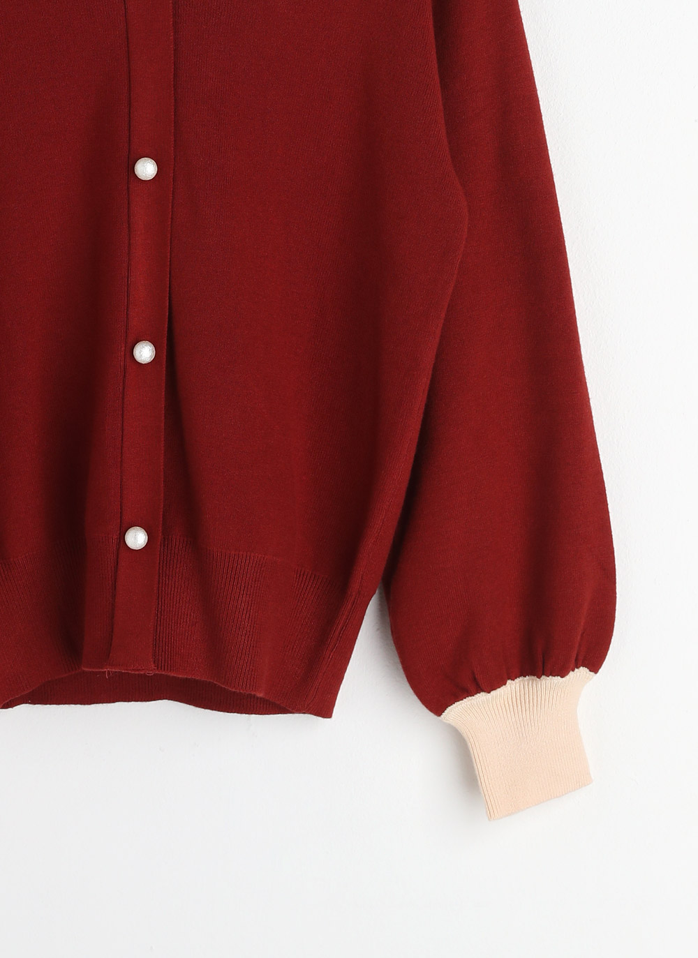 配色ショールカラーフェイクパールニット | DHOLIC | 詳細画像16