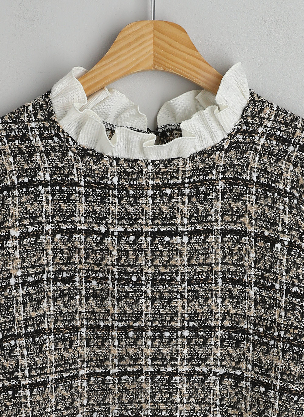 フリルツイードドッキングブラウス | DHOLIC | 詳細画像25