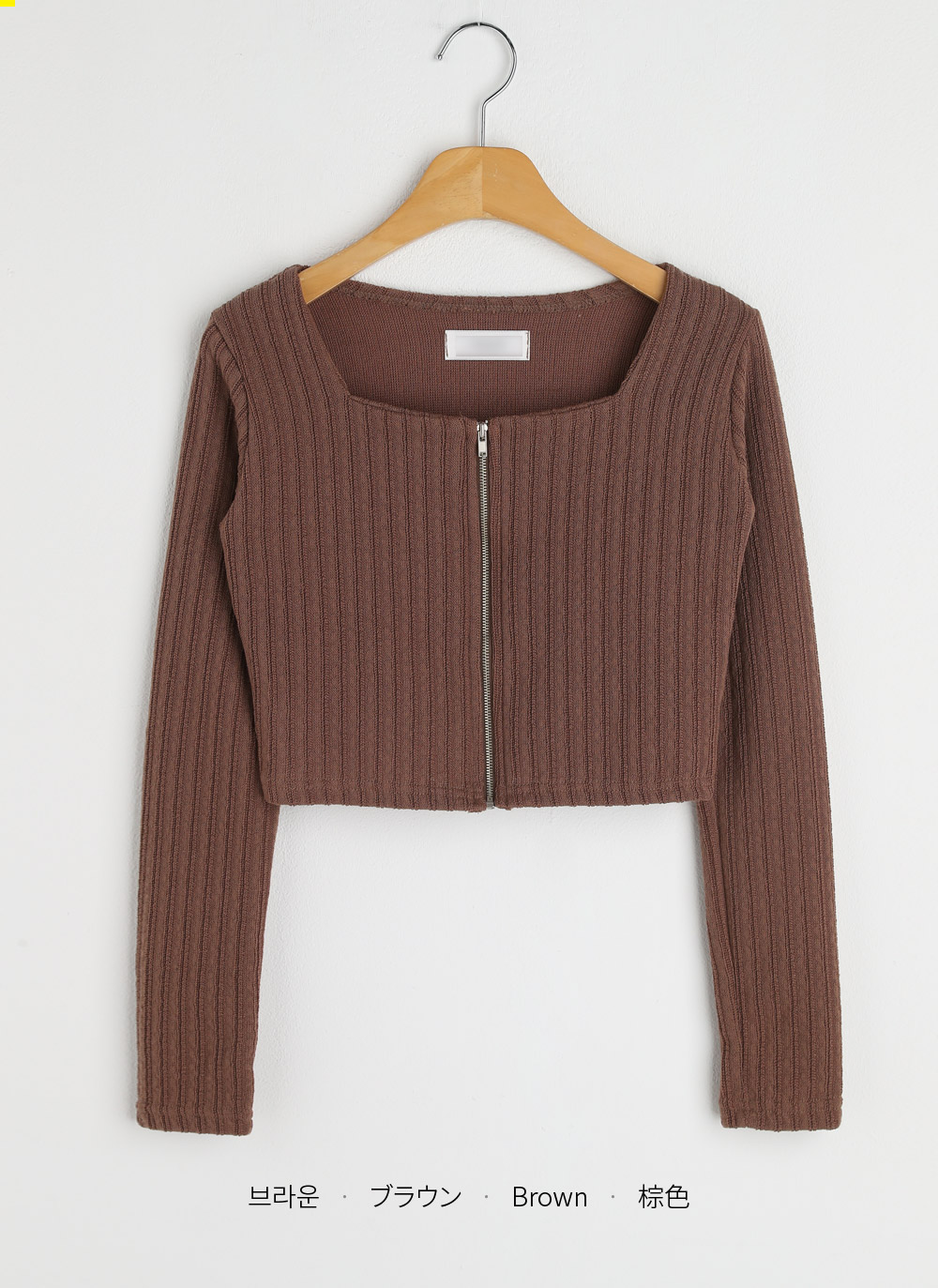 ジップスクエアクロップドTシャツ | DHOLIC | 詳細画像17