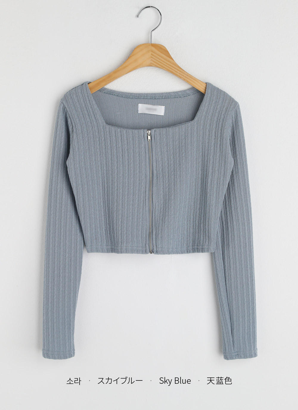 ジップスクエアクロップドTシャツ | DHOLIC | 詳細画像18