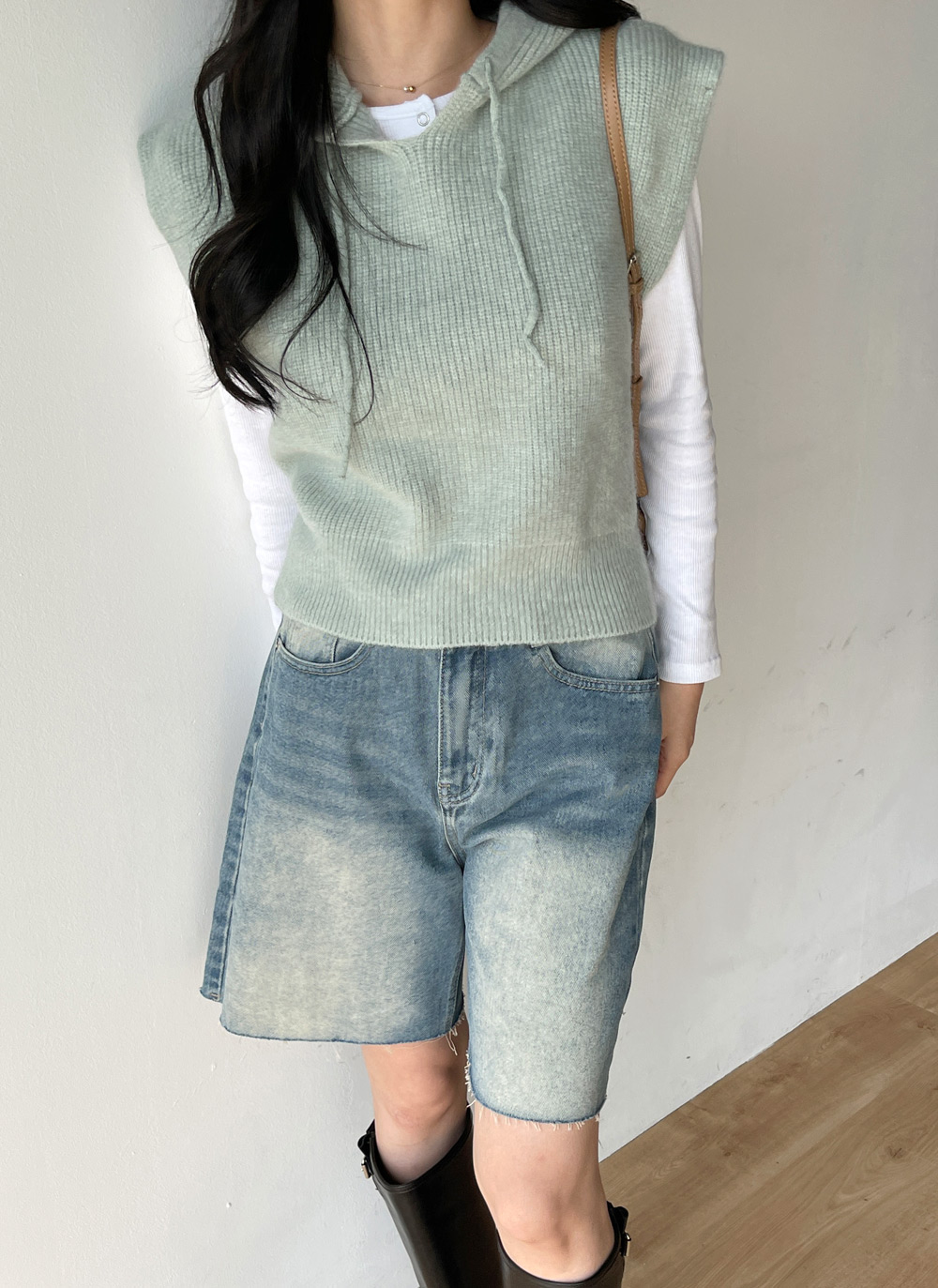 シャーリングヘンリーネックTシャツ | DHOLIC | 詳細画像13