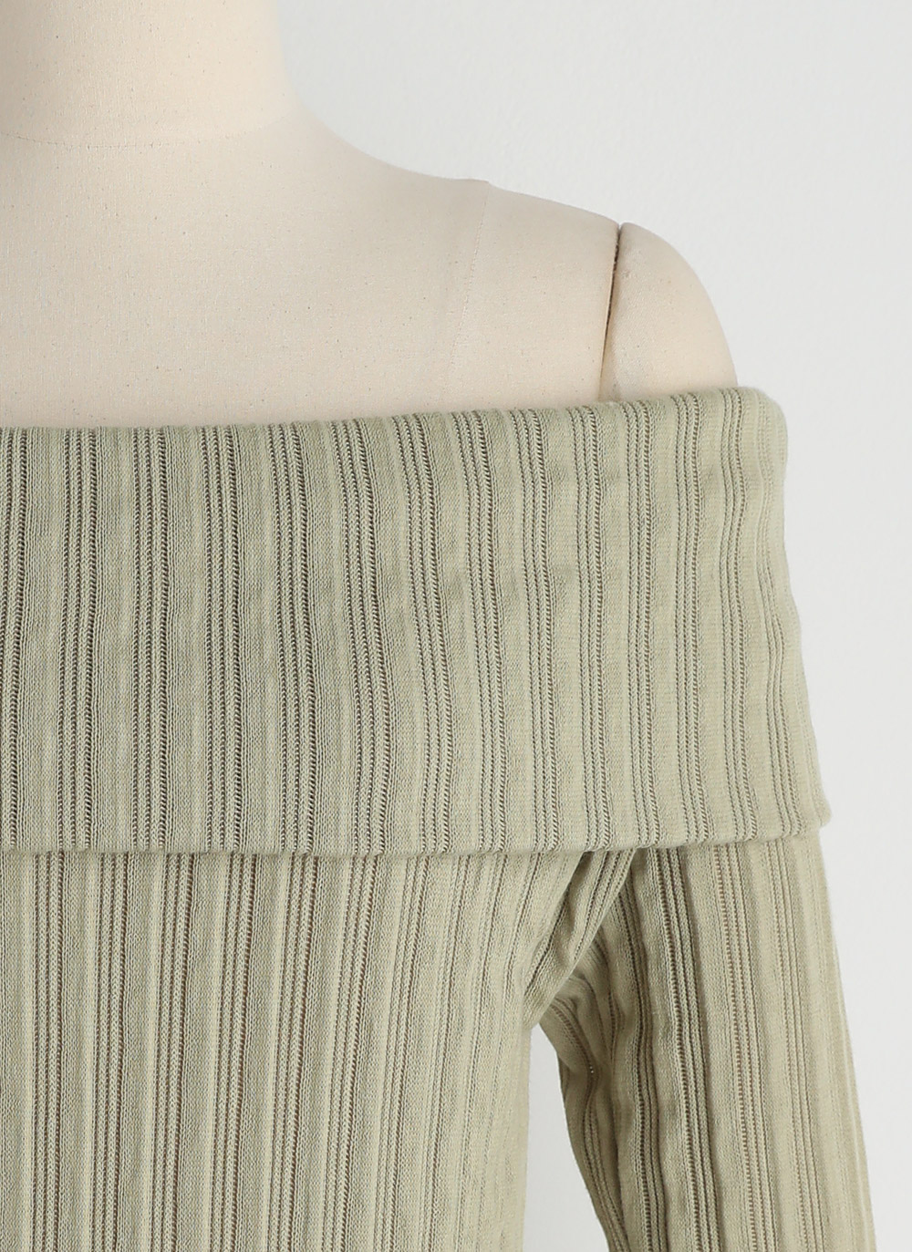 リブオフショルクロップドTシャツ | DHOLIC | 詳細画像23