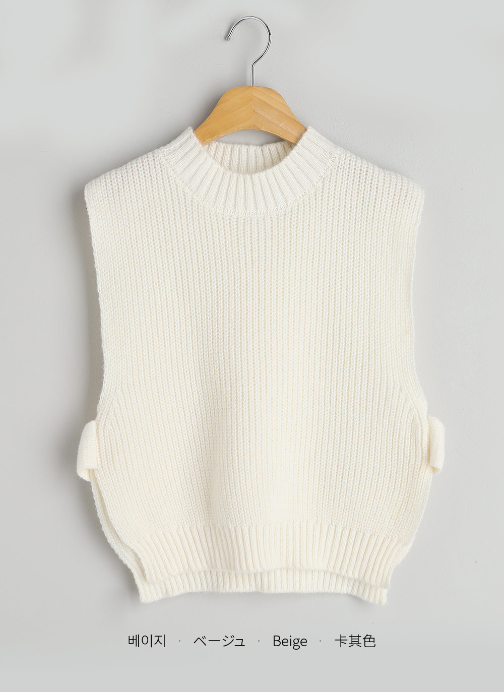 サイドボタンハーフネックベスト | DHOLIC | 詳細画像19