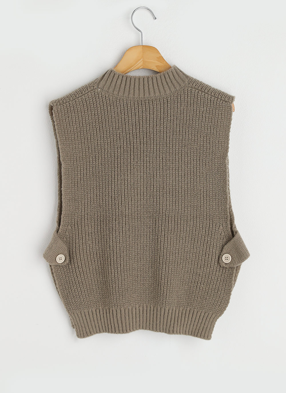 サイドボタンハーフネックベスト | DHOLIC | 詳細画像22