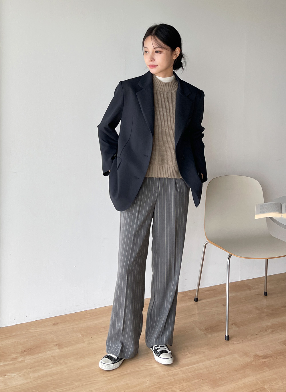 サイドボタンハーフネックベスト | DHOLIC | 詳細画像13