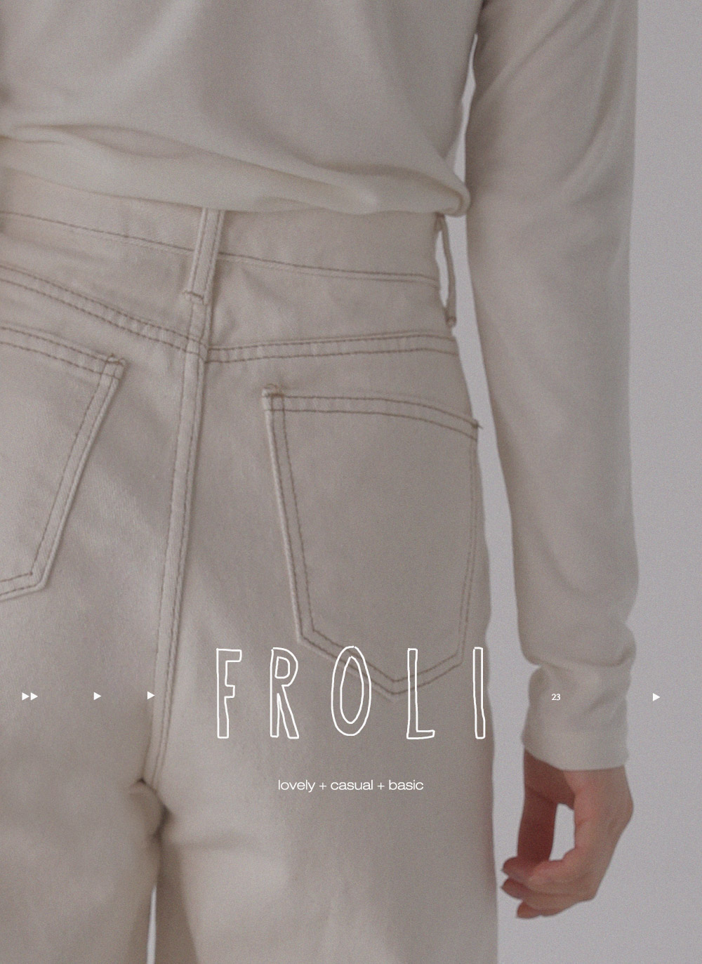 ハイウエストワイドコットンパンツ | レディースファッション通販 - DHOLIC