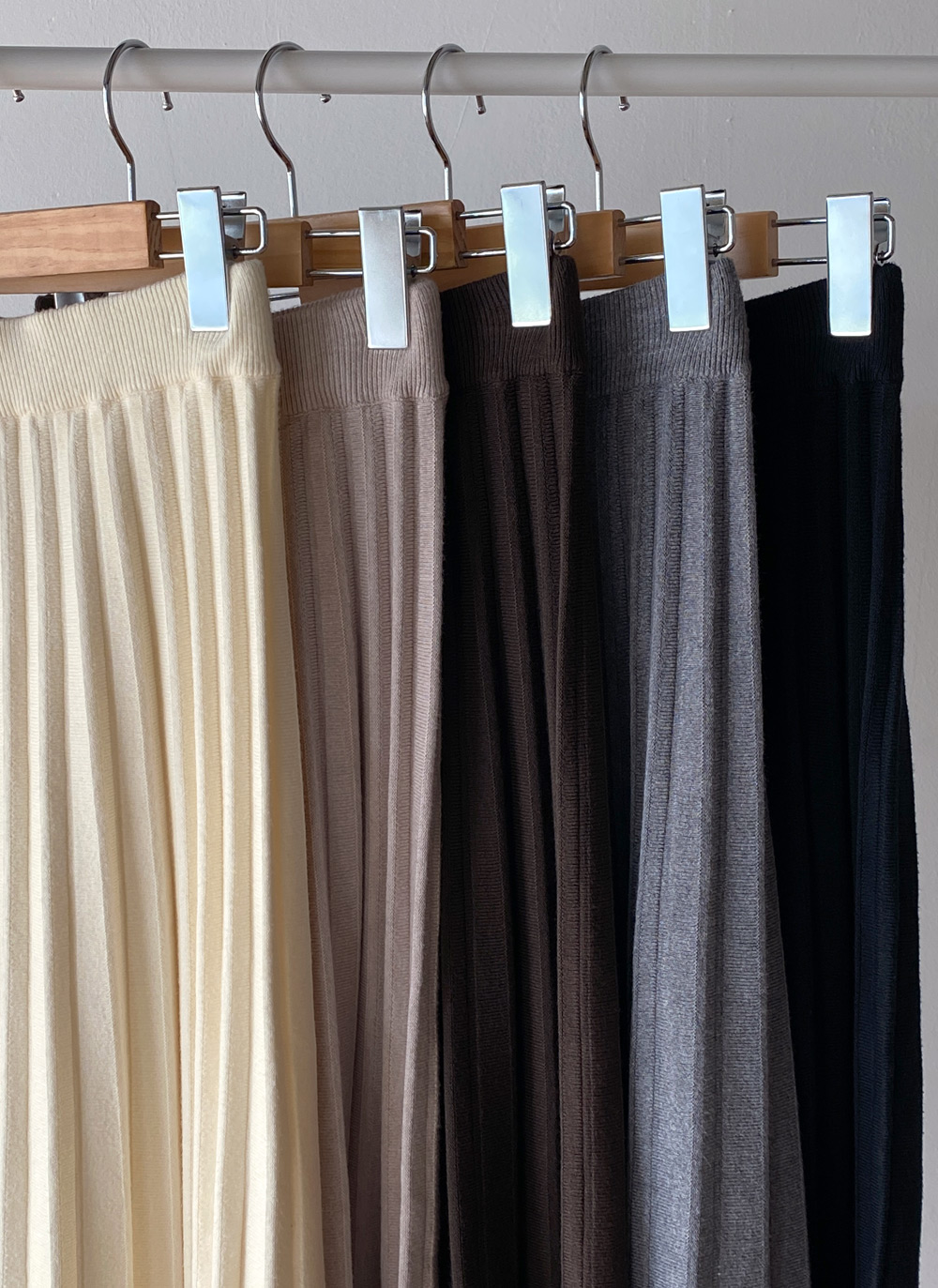 ニットプリーツAラインスカート | DHOLIC | 詳細画像2