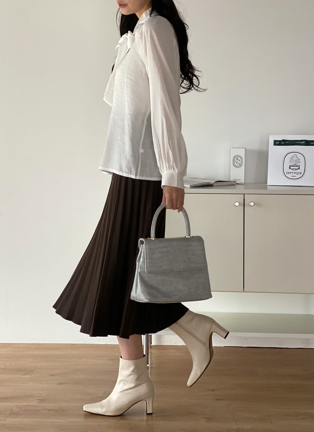 ニットプリーツAラインスカート | DHOLIC | 詳細画像9