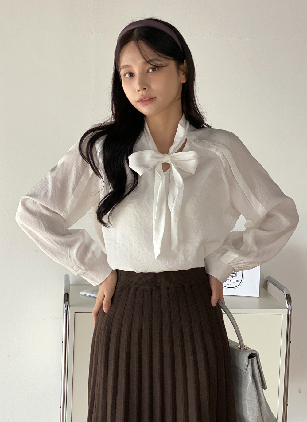 ニットプリーツAラインスカート | DHOLIC | 詳細画像10