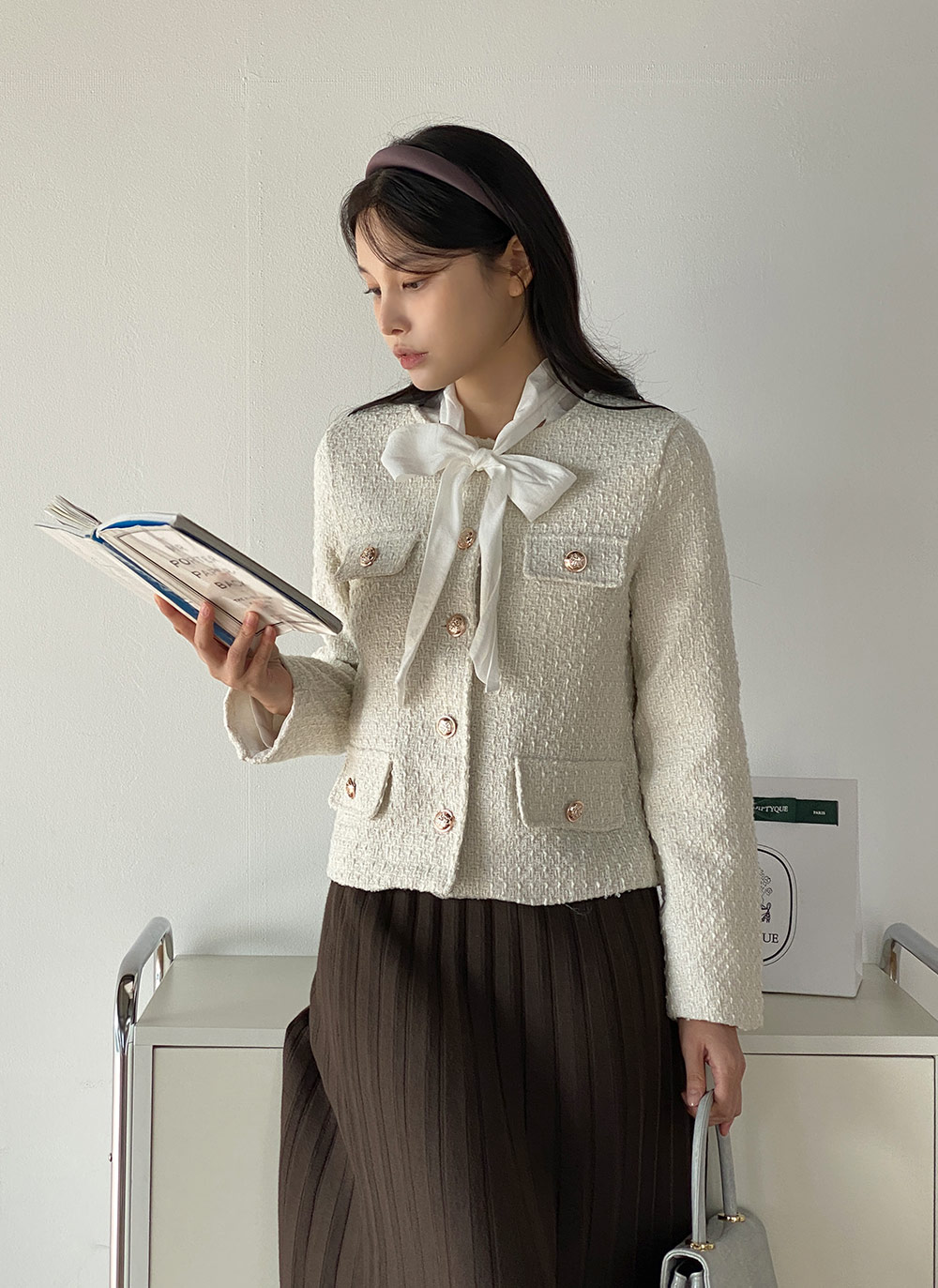 ニットプリーツAラインスカート | DHOLIC | 詳細画像12