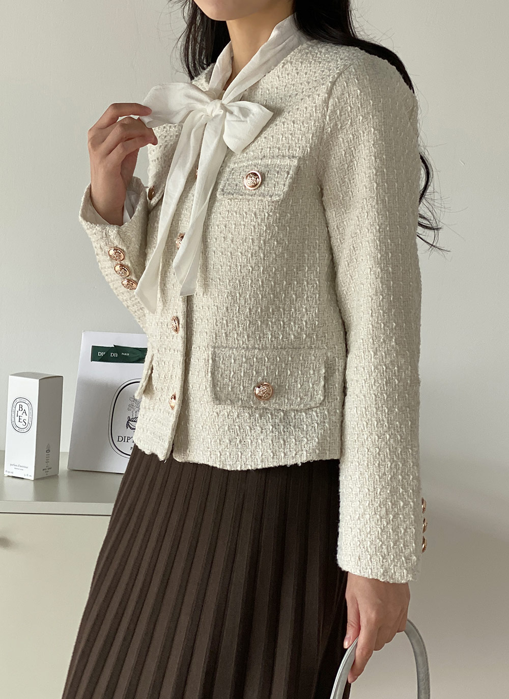 ニットプリーツAラインスカート | DHOLIC | 詳細画像13