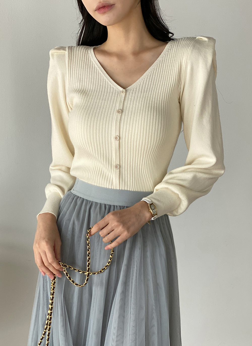 フリルプリーツチュールスカート | DHOLIC | 詳細画像11