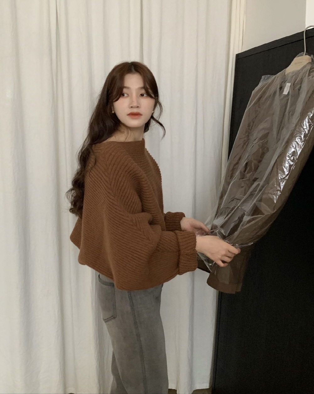 ボートネックドルマンリブニット | 詳細画像10