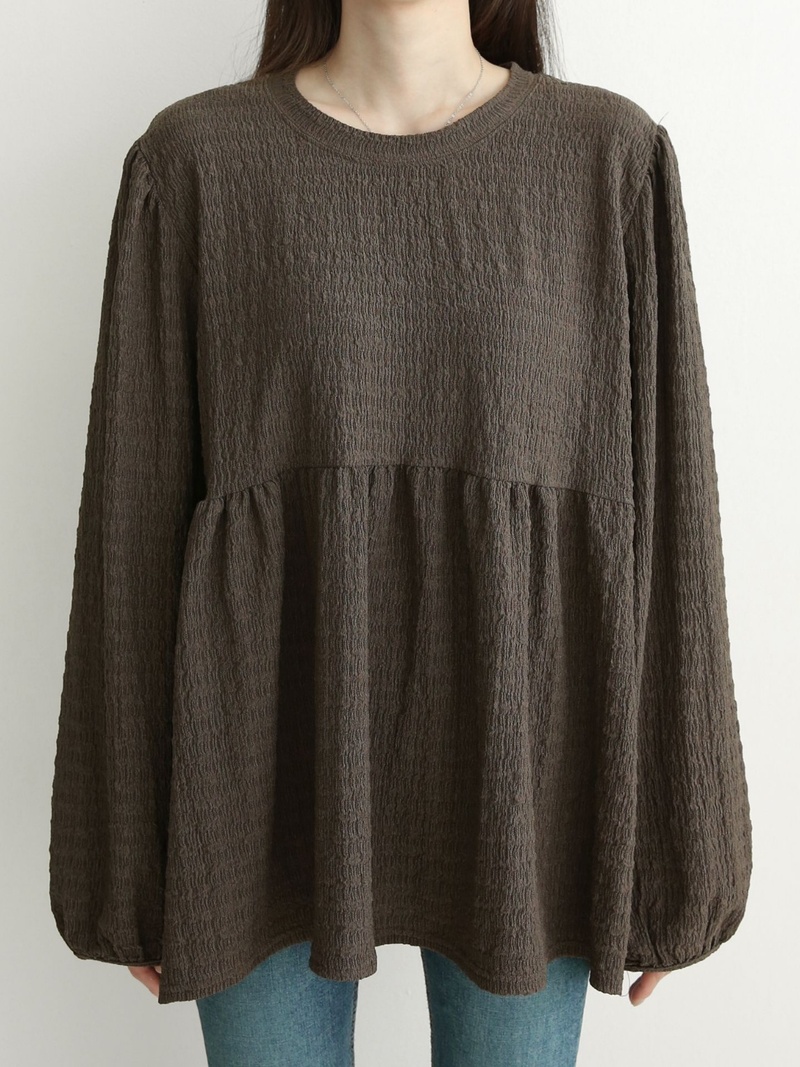 リンクルパフペプラムブラウス | 詳細画像16