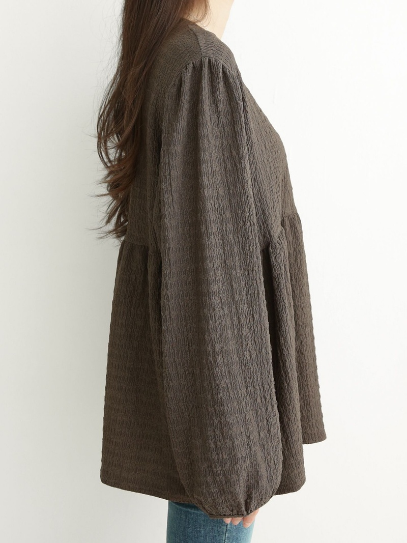 リンクルパフペプラムブラウス | 詳細画像17