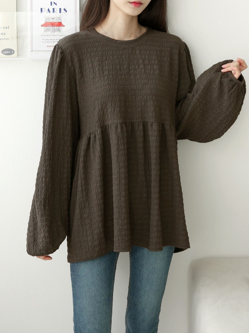 リンクルパフペプラムブラウス | 詳細画像20