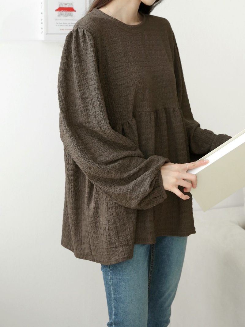 リンクルパフペプラムブラウス | 詳細画像21