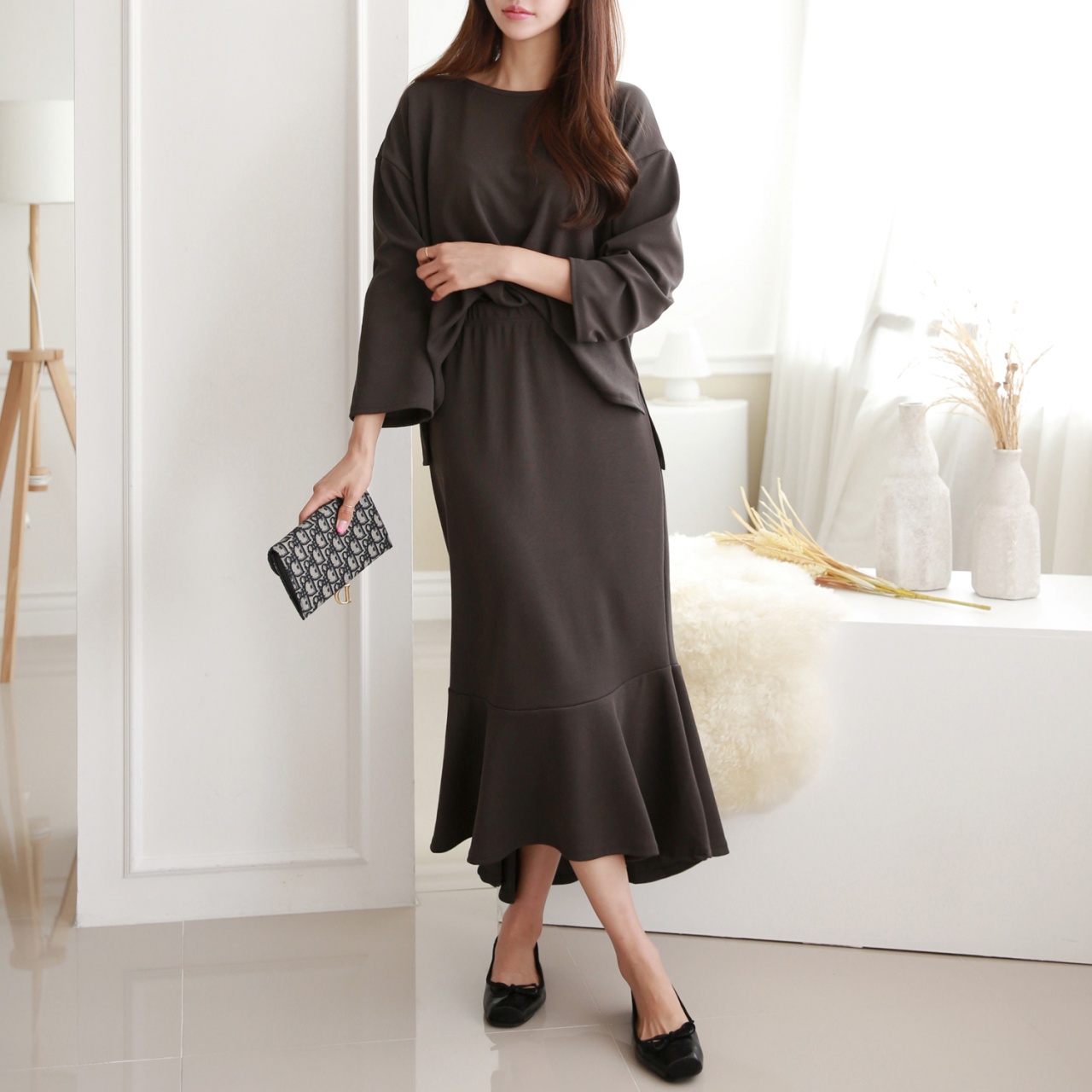 アンバランスTシャツ&マーメイドスカートSET | 詳細画像5