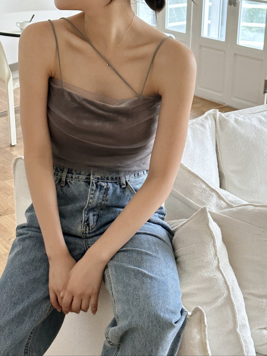 ストラップベロアチュールキャミソール | 詳細画像6