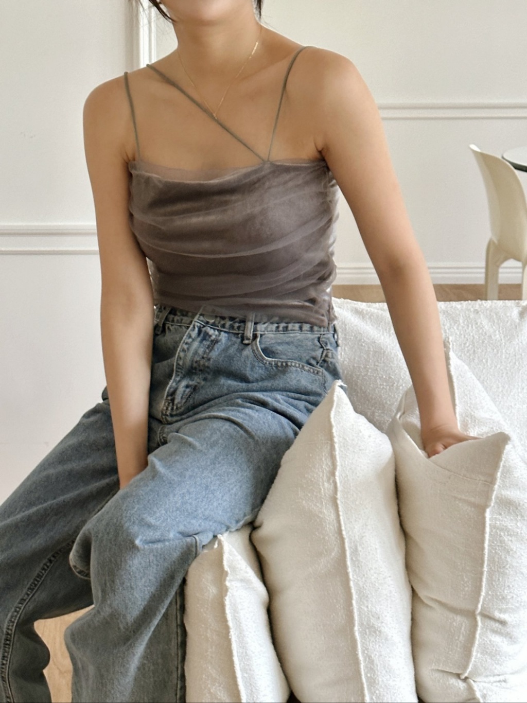 ストラップベロアチュールキャミソール | 詳細画像8