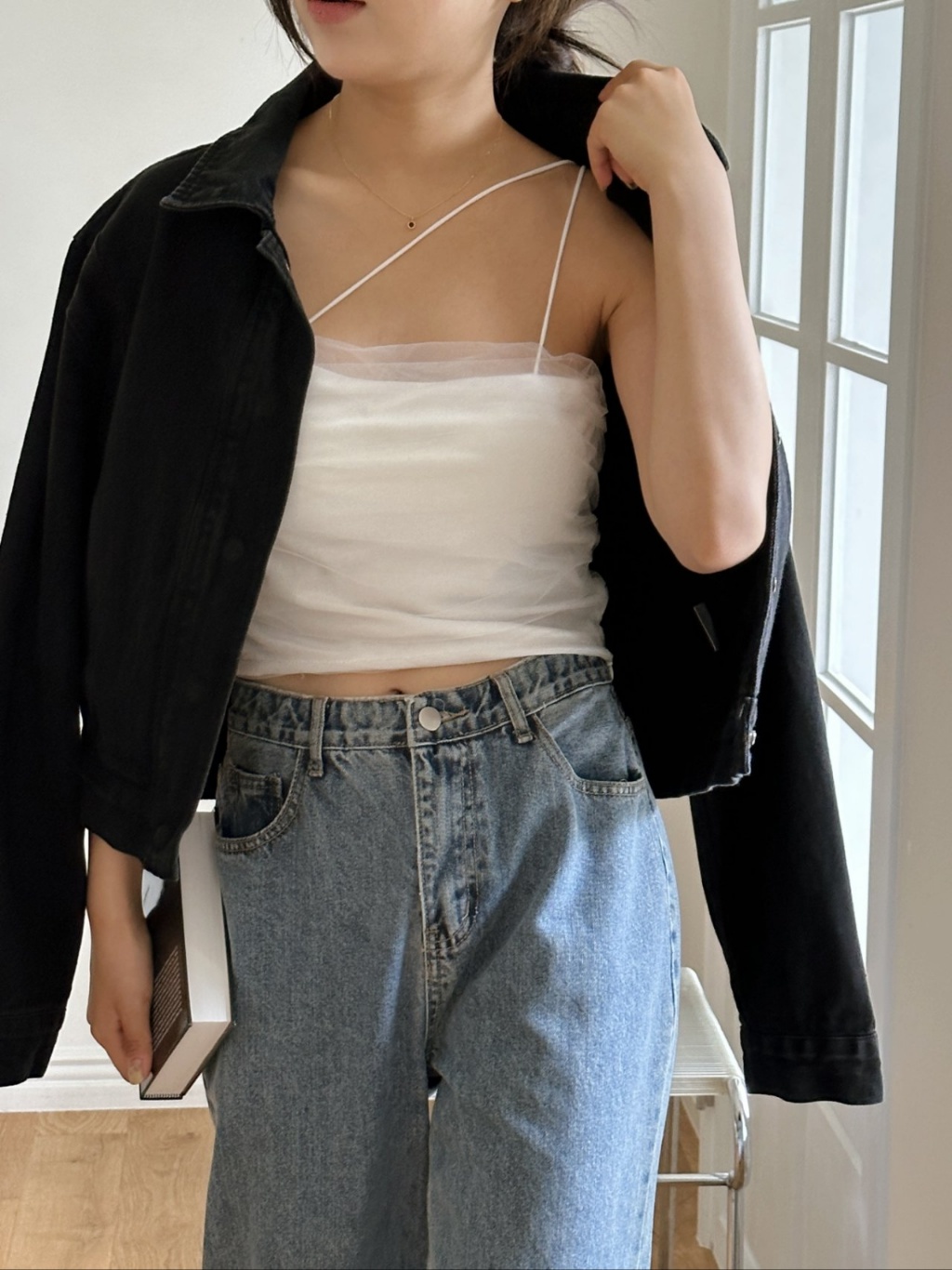 ストラップベロアチュールキャミソール | 詳細画像10