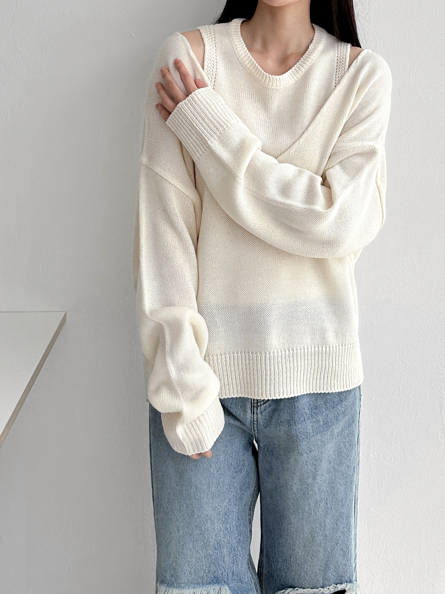 ノースリーブ&VネックニットSET | 詳細画像4