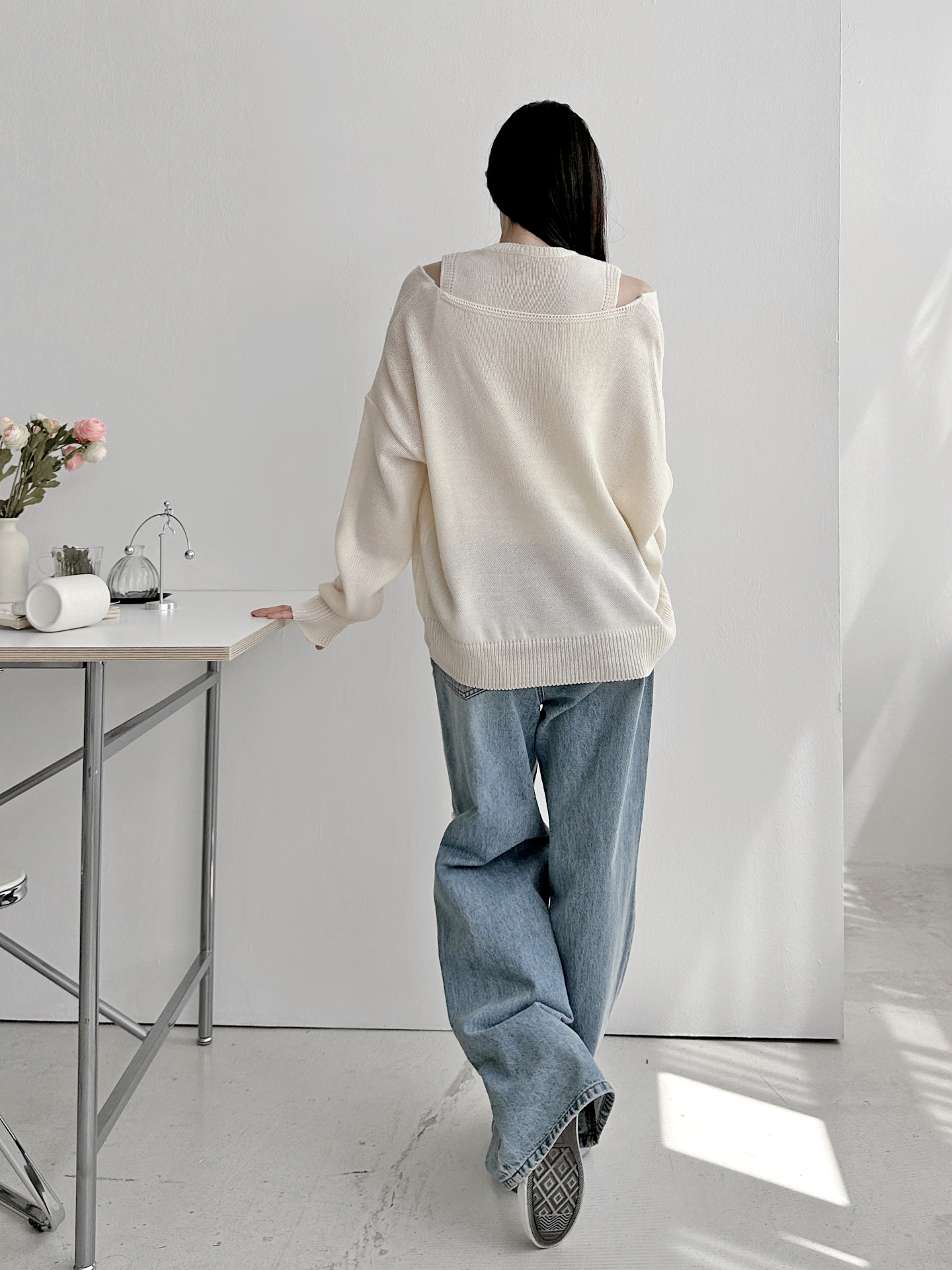 ノースリーブ&VネックニットSET | 詳細画像12